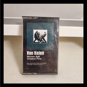 Van Halen Women and Children First Vintage Cassette With Hidden Song Growth